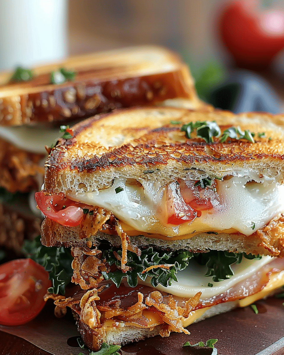 Grilled School Lunch Sandwich Melt