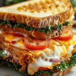 Grilled School Lunch Sandwich Melt
