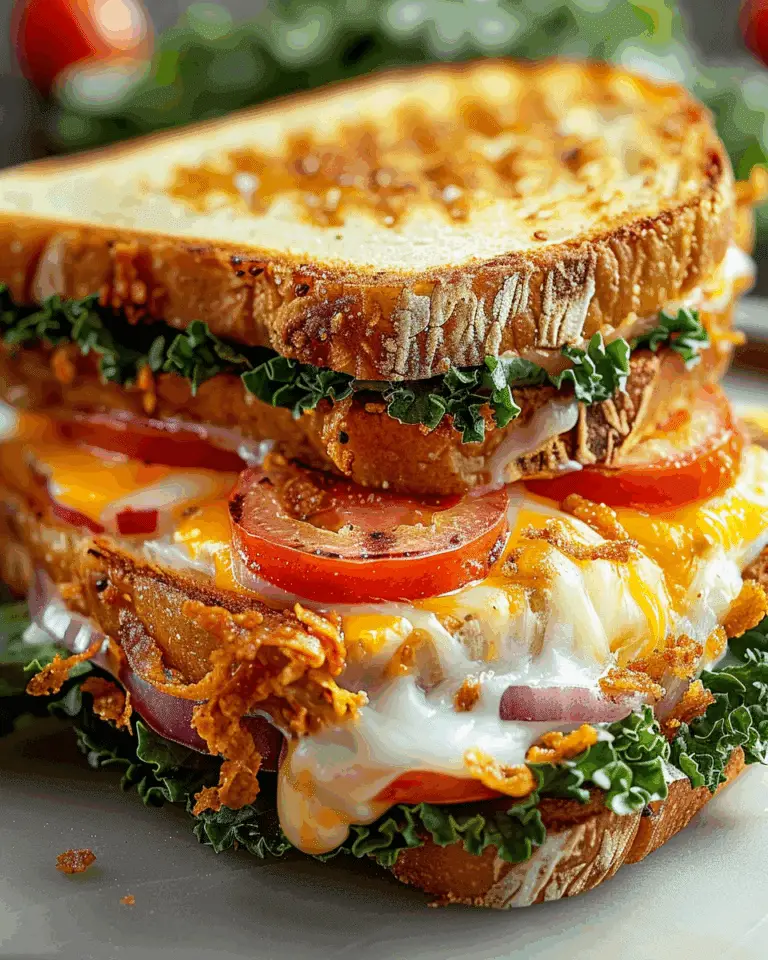 Grilled School Lunch Sandwich Melt