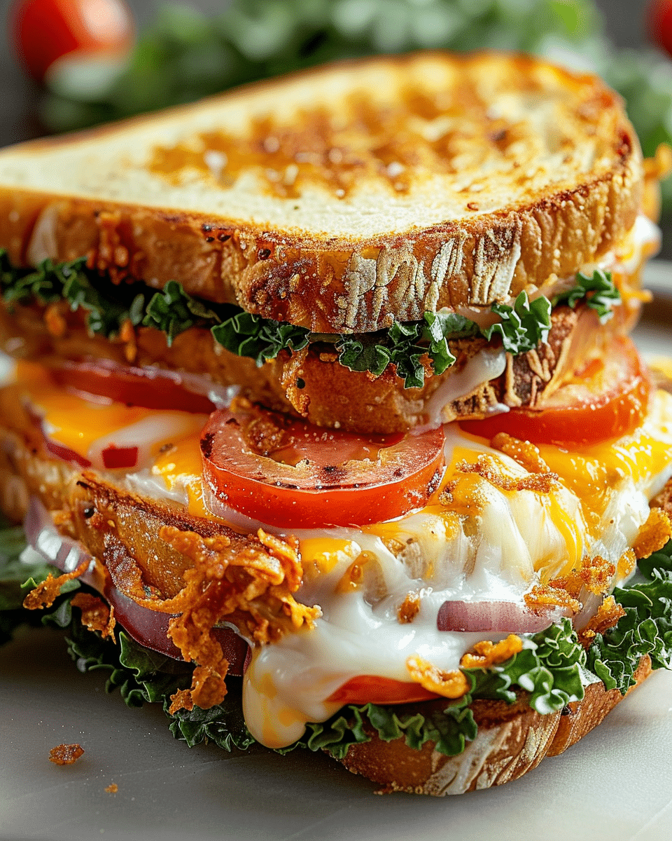 Grilled School Lunch Sandwich Melt