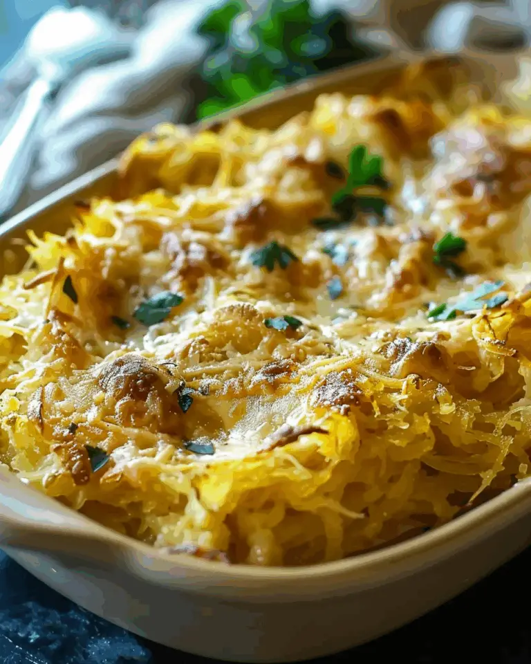 Healthy Spaghetti Squash Au Gratin: A Delicious, Low-Carb Comfort Food