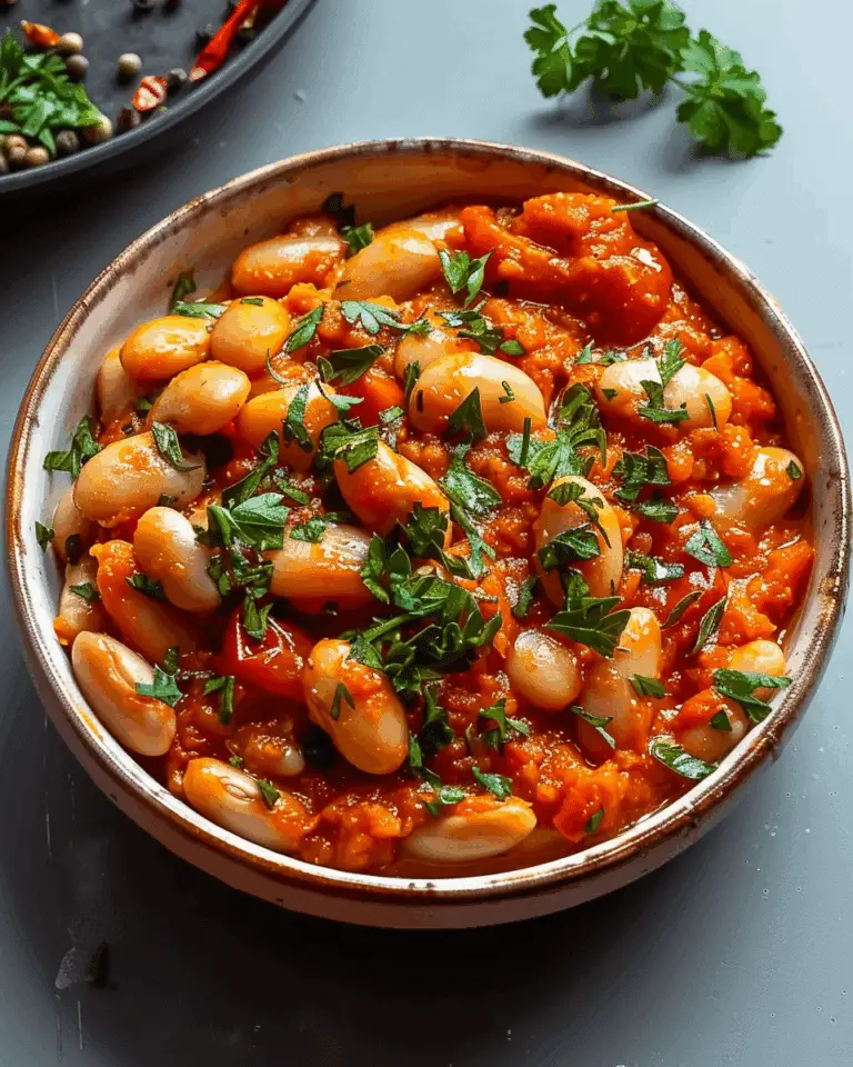 High-Protein Romesco Butter Beans for a Wholesome Dinner