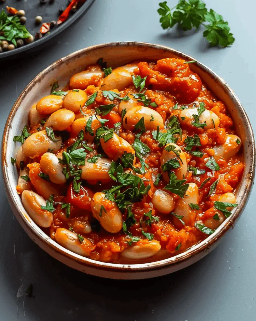 High-Protein Romesco Butter Beans for a Wholesome Dinner