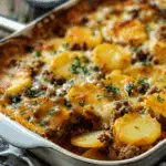 Hobo Casserole with Ground Beef & Potatoes