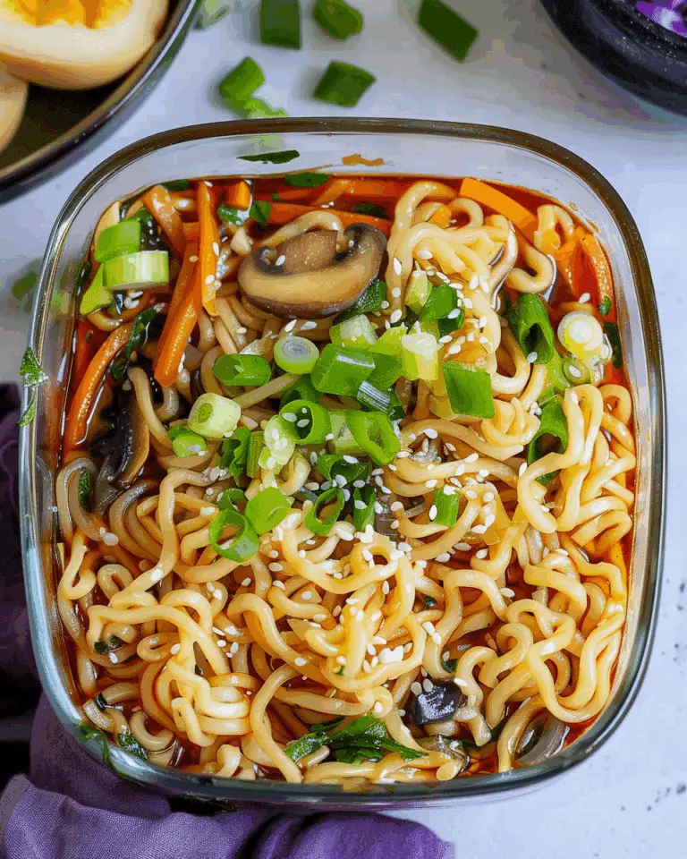 Homemade Instant Noodles {10 Minute Meal}