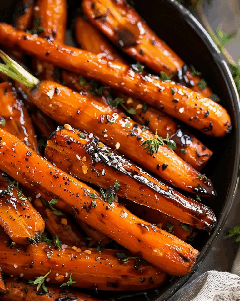 Honey Balsamic Roasted Carrots
