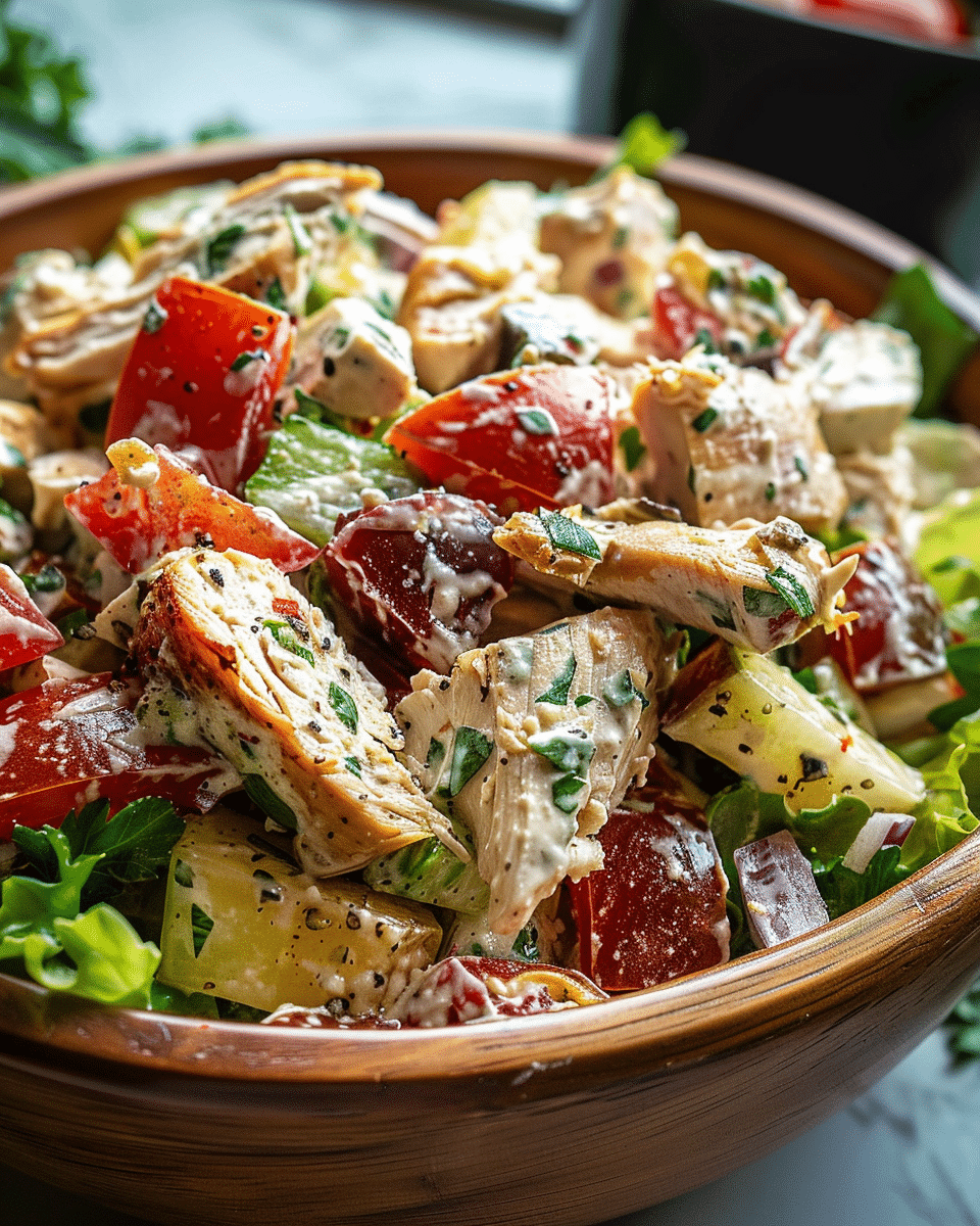 Italian Grinder Chicken Salad