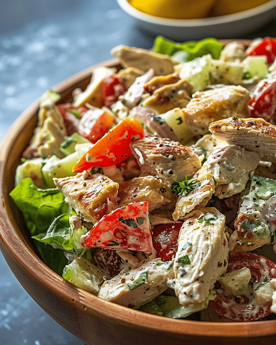 Italian Grinder Chicken Salad