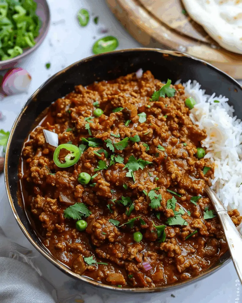 Keema Curry {Easy Beef Mince Recipe!}