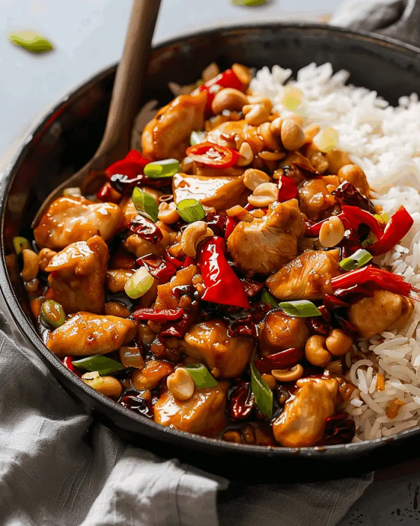 Kung Pao Chicken with Rice