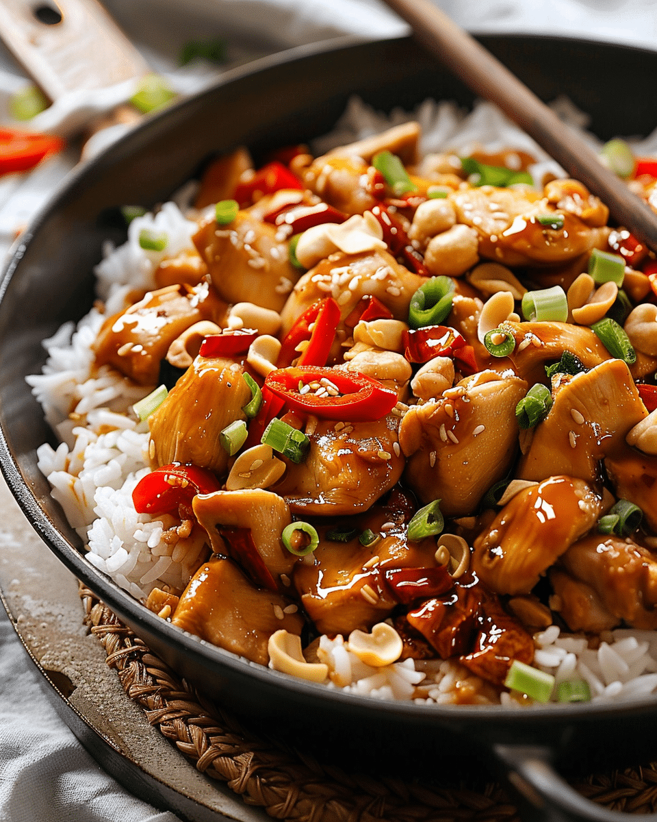 Kung Pao Chicken with Rice