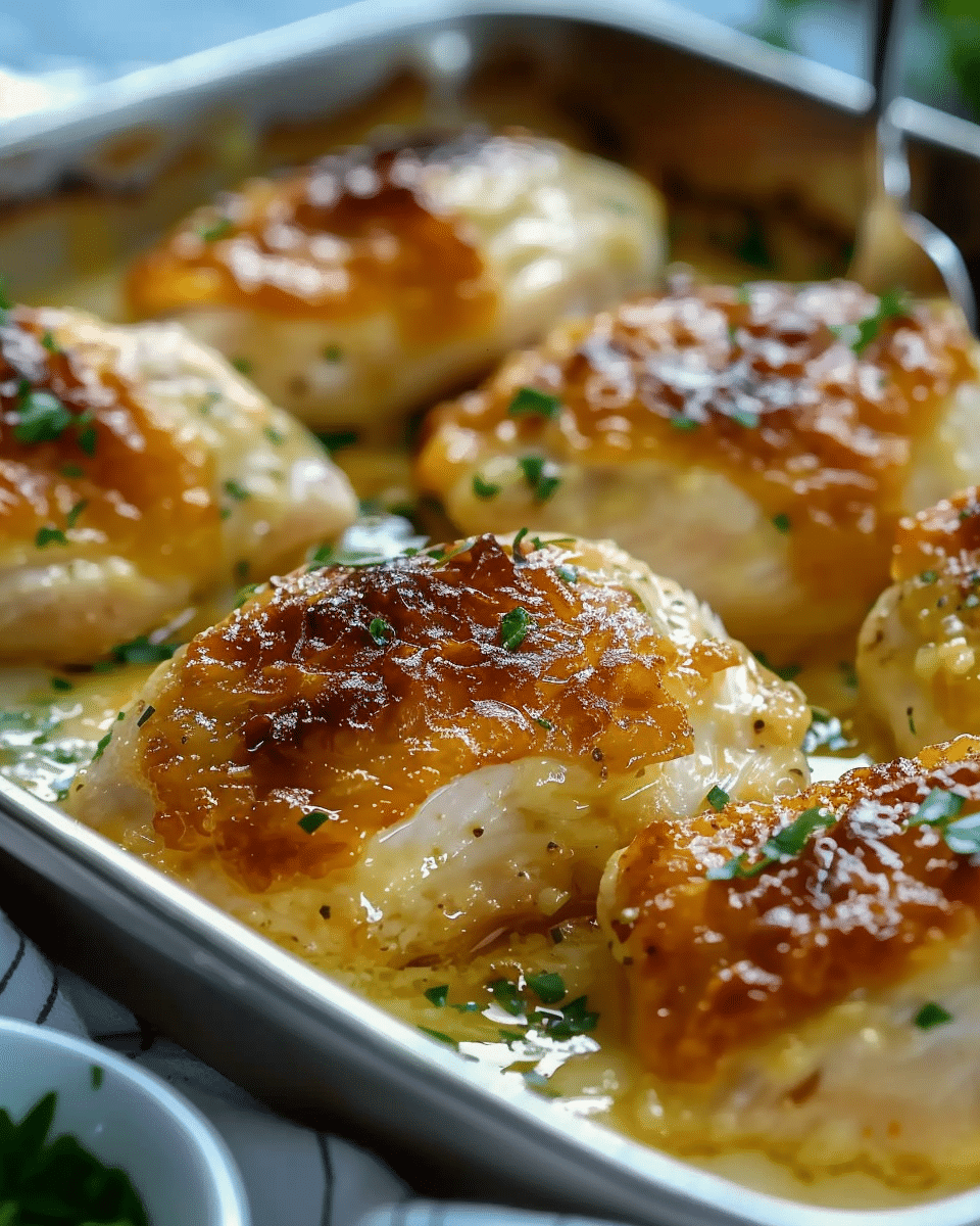 Melt In Your Mouth Chicken with Creamy Cheese Bliss