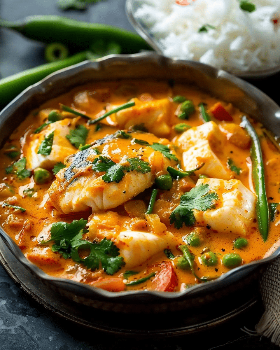 Monkfish Coconut Curry