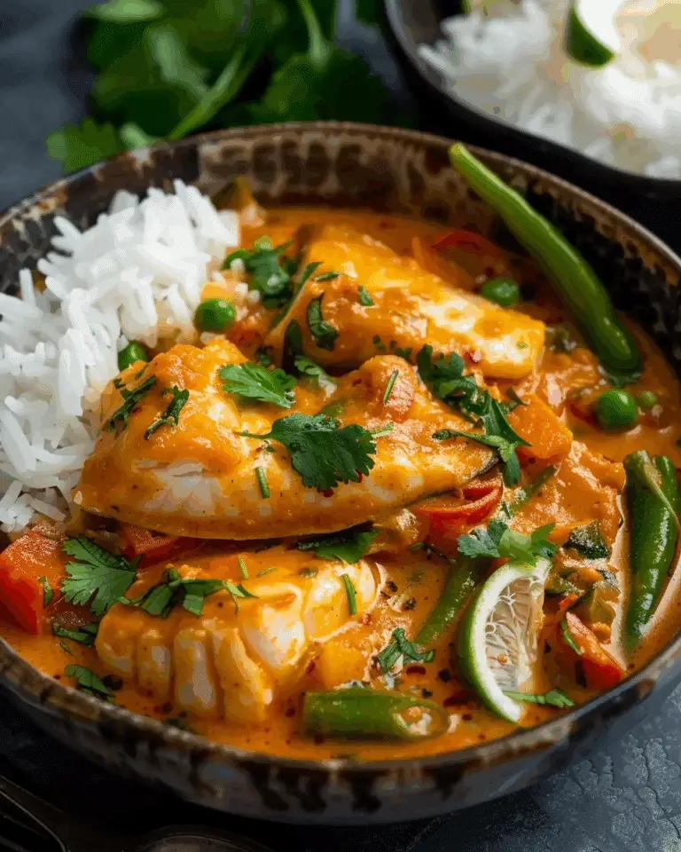 Monkfish Coconut Curry