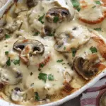Mushroom Mozzarella Bake Recipe