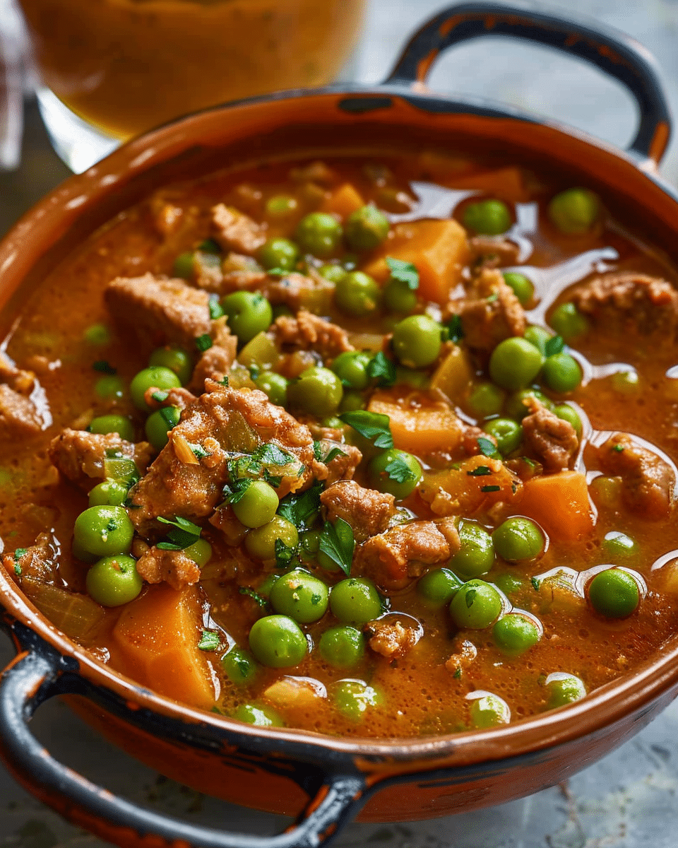 Etli Bezelye Yemeği – Pea Stew With Meat