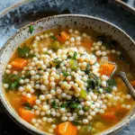 Pearl Couscous Vegetable Soup