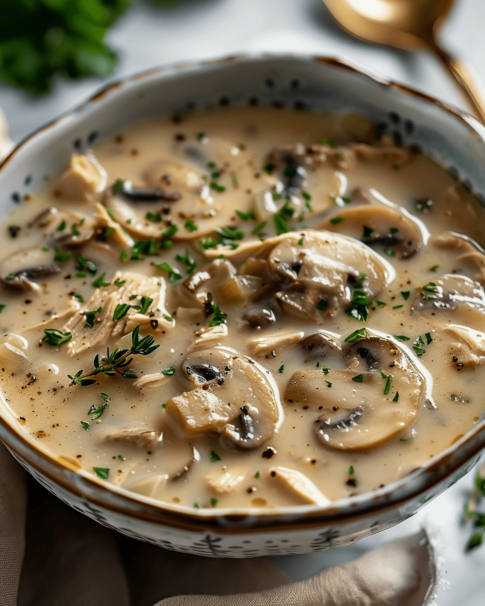 Rotisserie Chicken Mushroom Soup Recipe