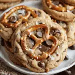 Salted Caramel Pretzel Chocolate Chip Cookies