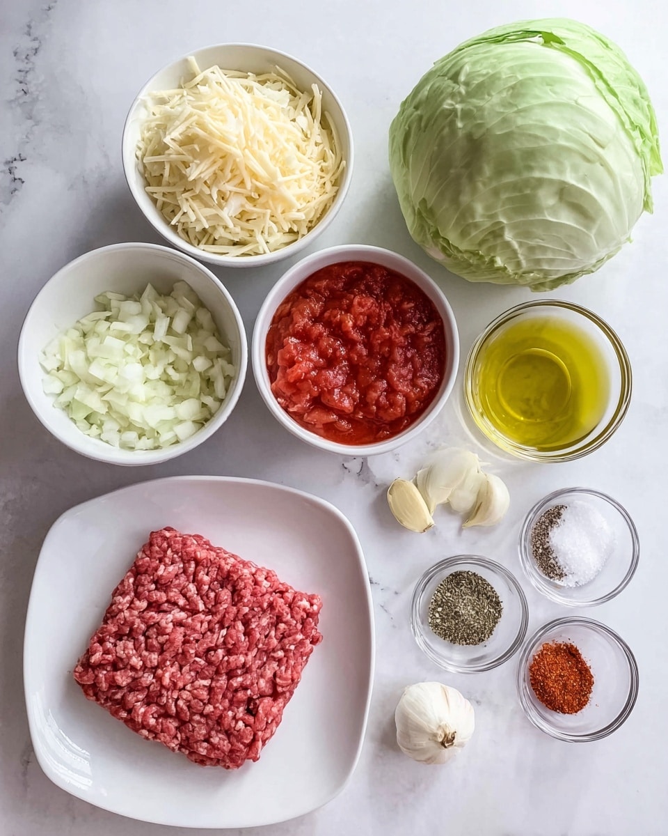 Savory Cabbage Beef Bake Recipe