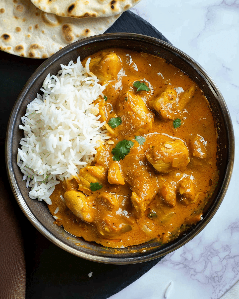 Slow Cooker Chicken Korma {Easy Recipe}