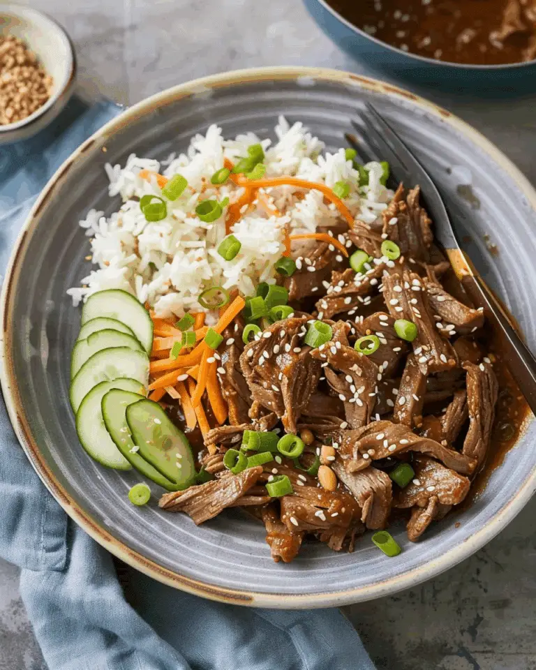 Slow Cooker Korean BBQ Style Beef