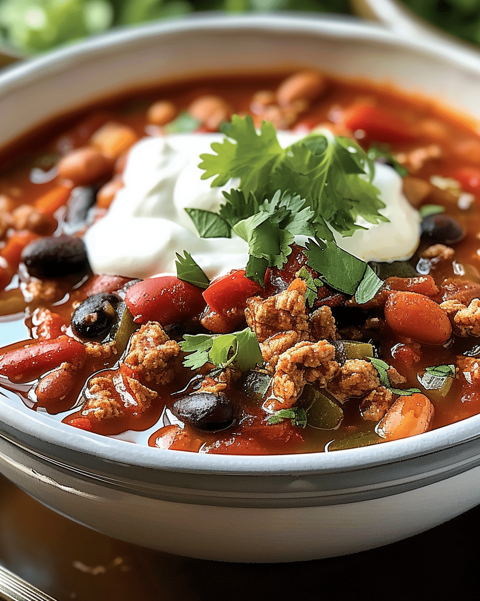 Smoky Chipotle Turkey Chili