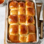 Soft and Buttery Parker House Rolls