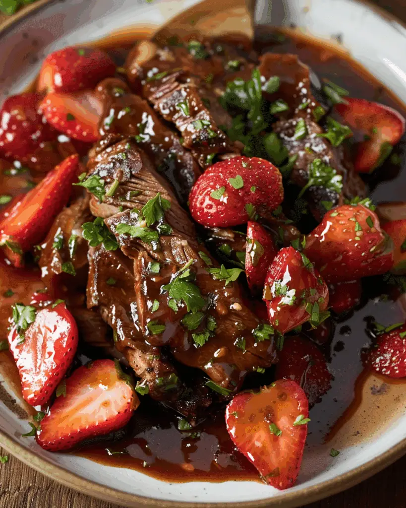 Strawberry BBQ Beef Recipe