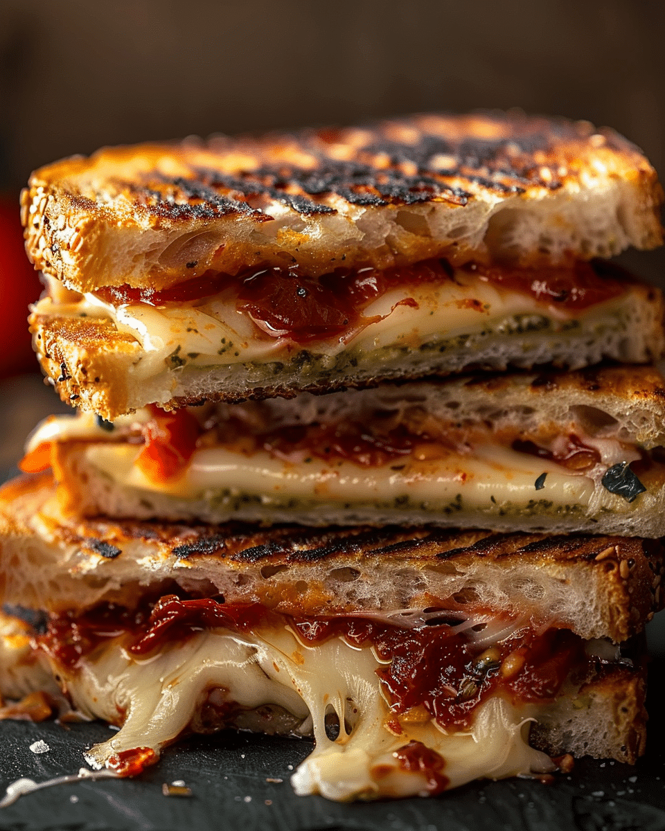 Sun-Dried Tomato Pesto Grilled Cheese Recipe
