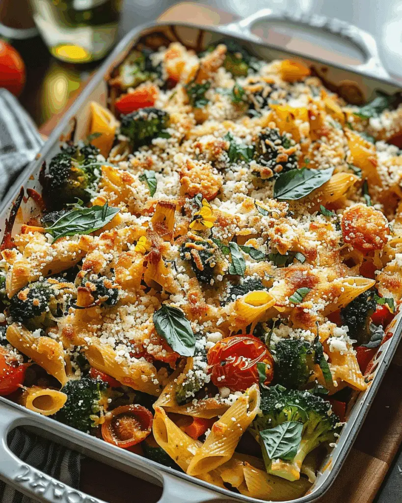 Easy Fresh Summer Recipes Pasta Bake