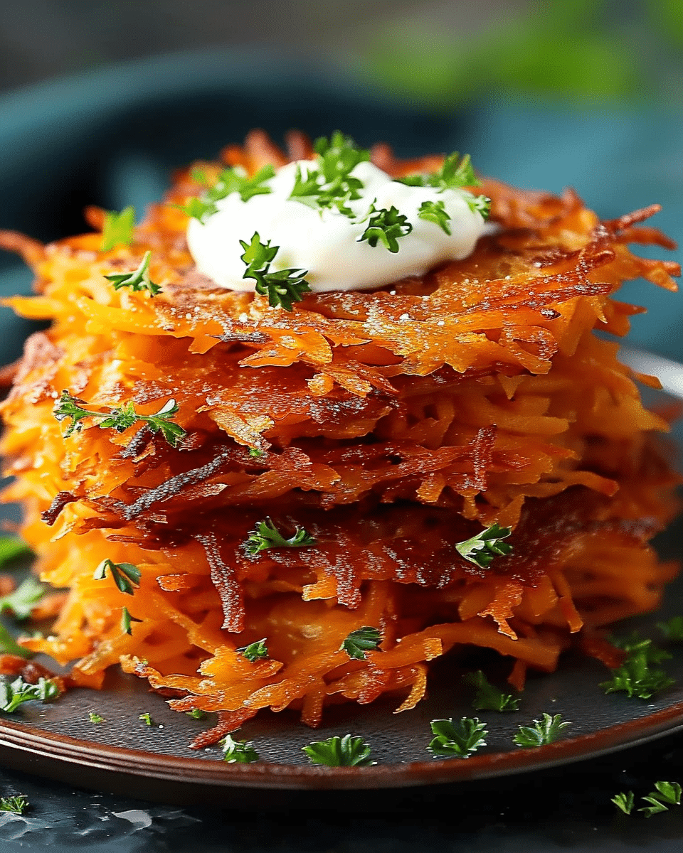 Crispy Sweet Potato Hash Browns