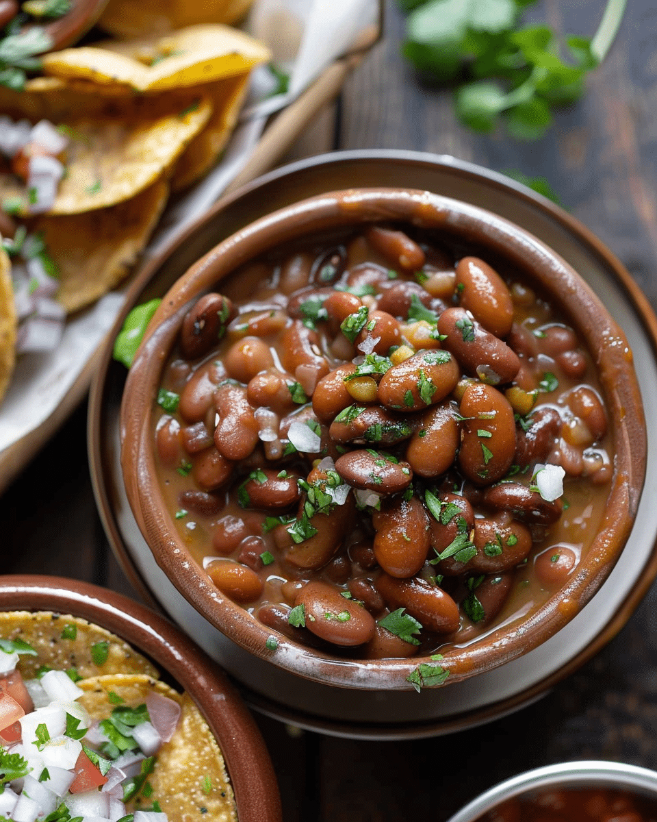 Smoked Drunken Beans (Borracho Beans)