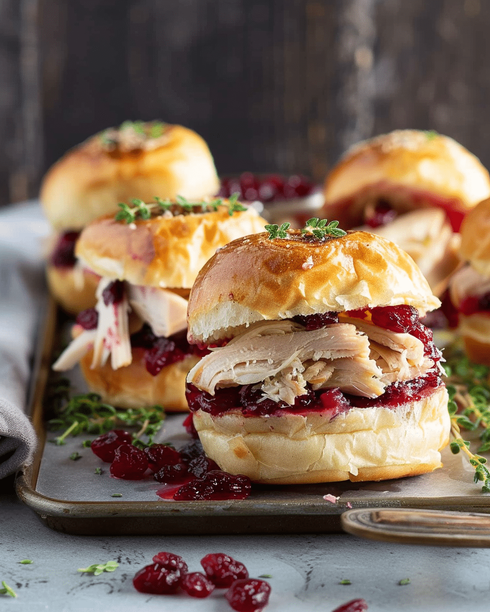 Turkey Cranberry Sliders