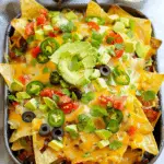 Veggie Loaded Nachos {10 Minute Meal}