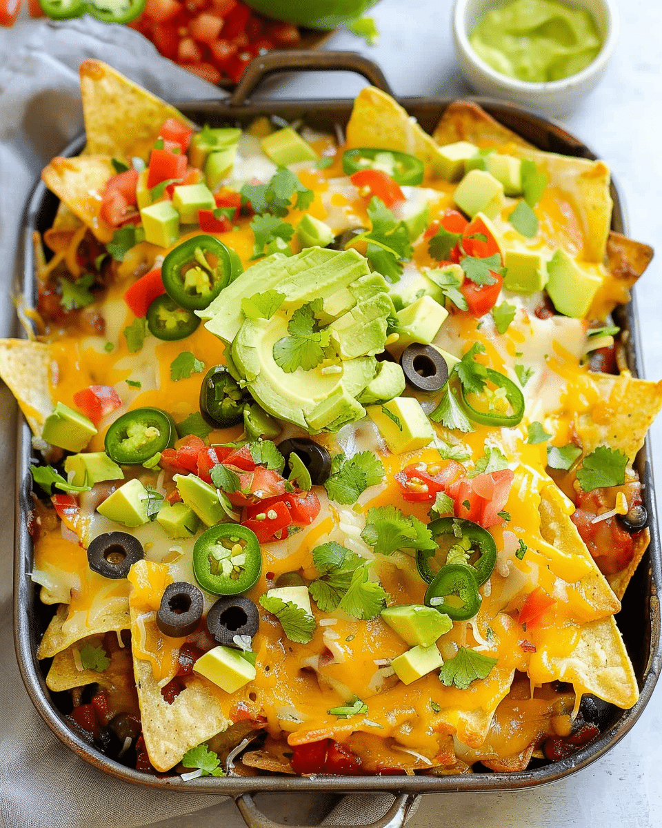 Veggie Loaded Nachos {10 Minute Meal}