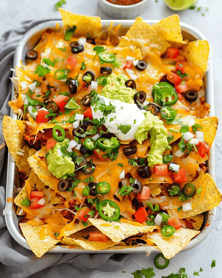 Veggie Loaded Nachos {10 Minute Meal}
