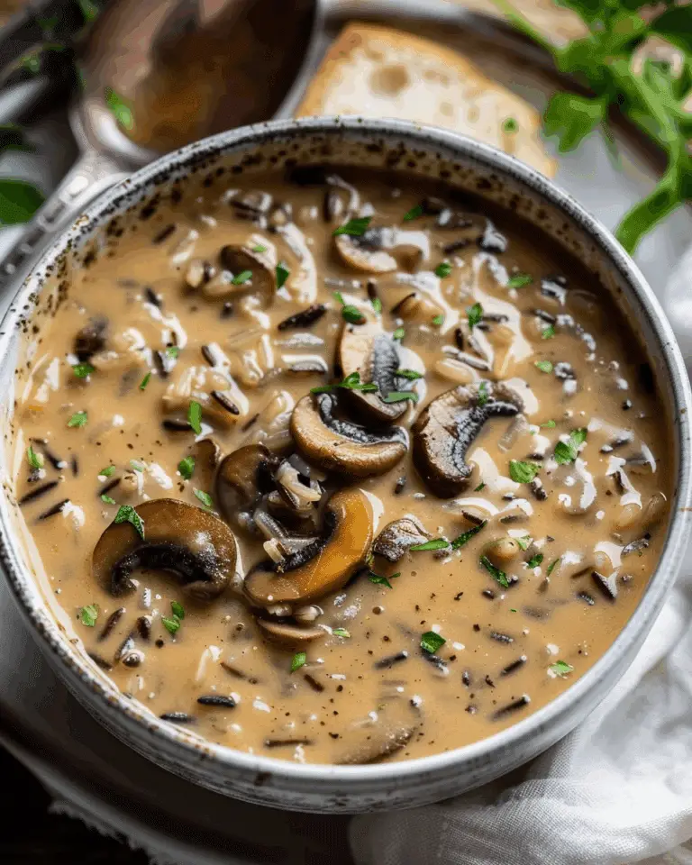Wild Rice Mushroom Soup