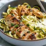 Zucchini Noodle Chicken Alfredo