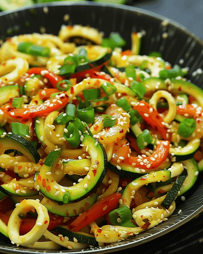 Zucchini Noodle Stir Fry