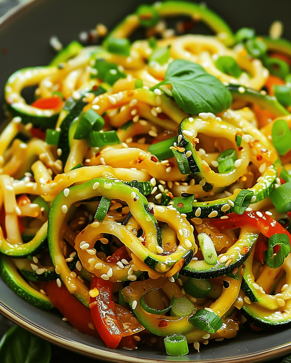 Zucchini Noodle Stir Fry