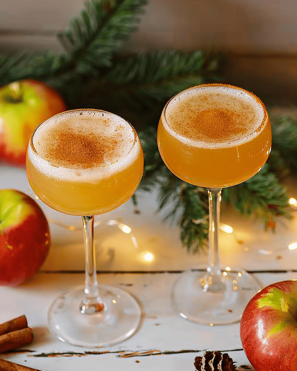 Apple Cider Mimosas
