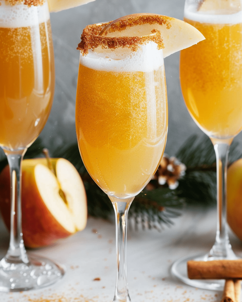 Apple Cider Mimosas
