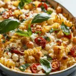 Baked Feta Pasta with Chickpeas