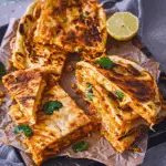 Butter Chicken Naan Toasties