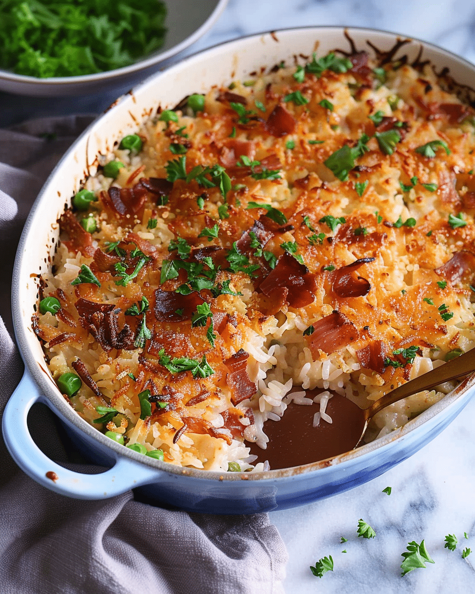 Cheat’s Boscaiola Rice Bake