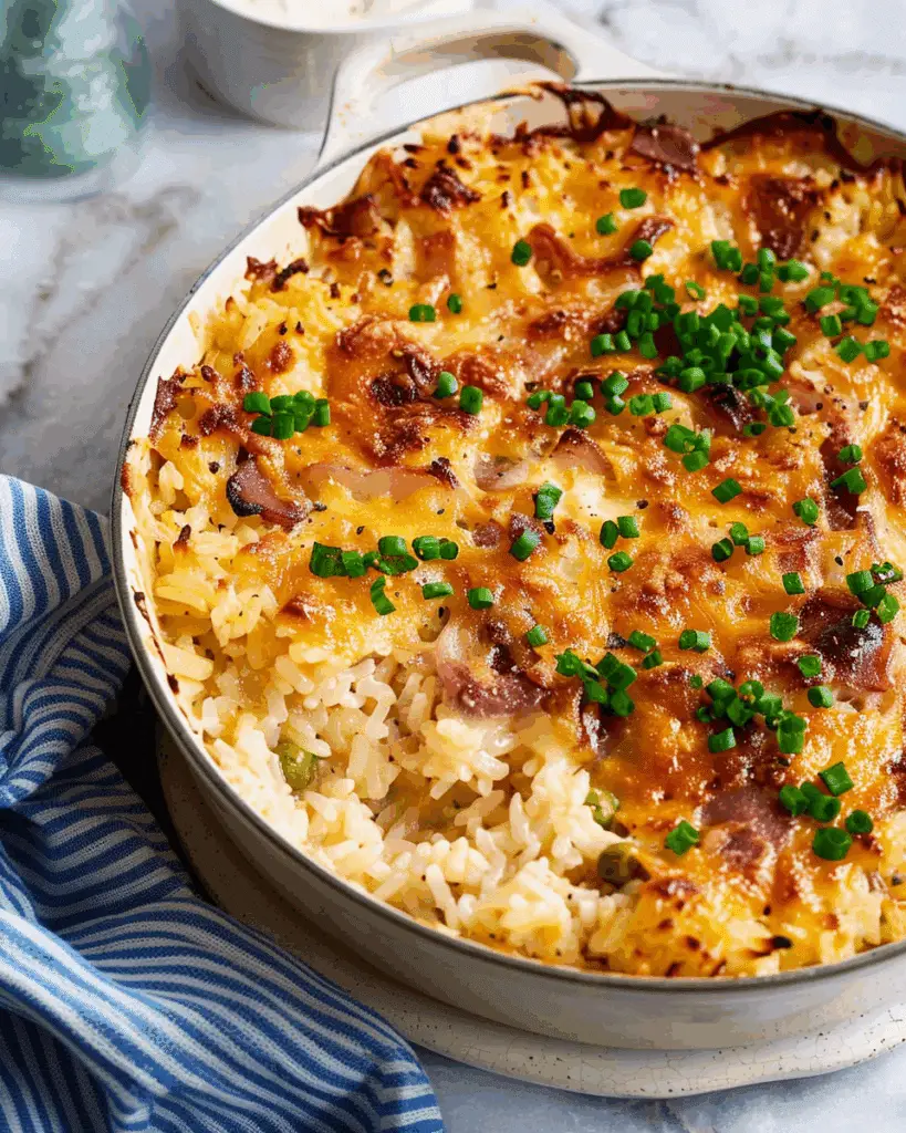 Cheat’s Boscaiola Rice Bake