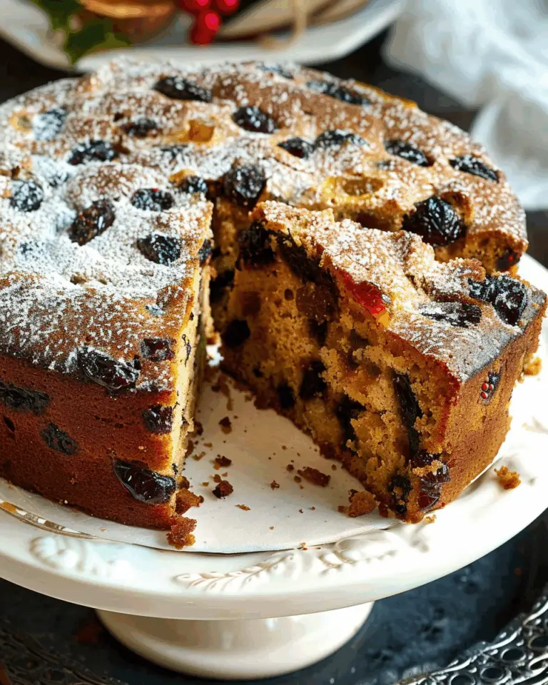 Coconut Fruit Cake with White Chocolate