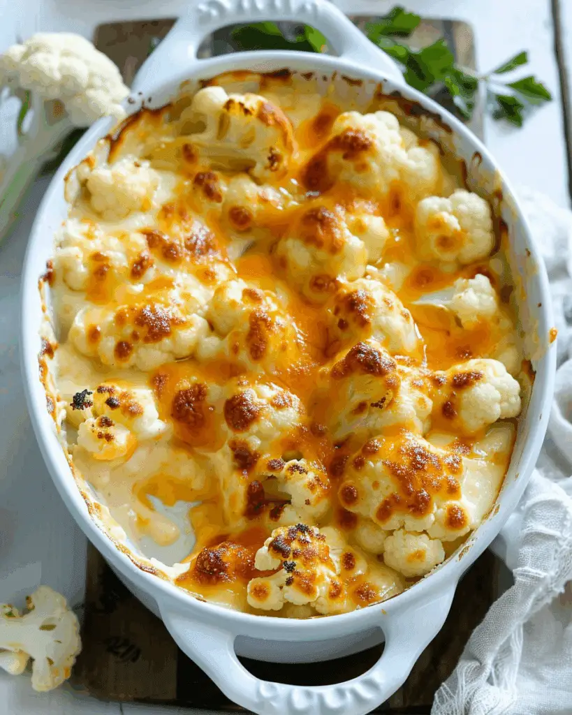 Easy Cauliflower Cheese