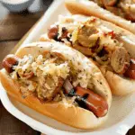 Hot Dogs with Sauerkraut